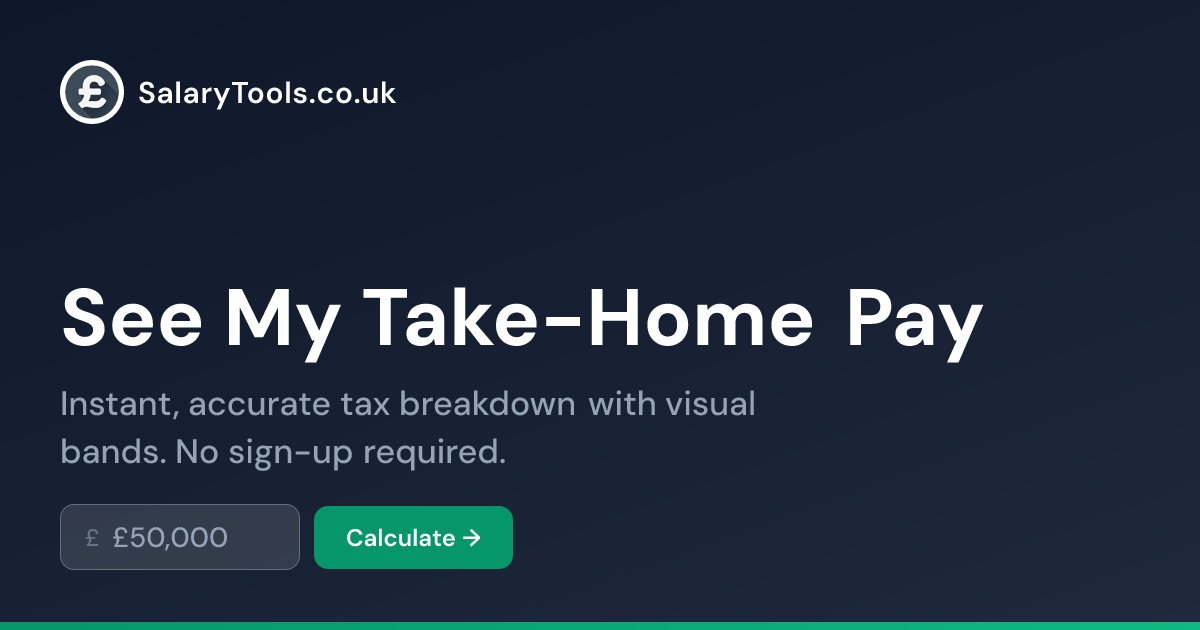 See My Take-Home Pay - UK Salary Calculator | SalaryTools